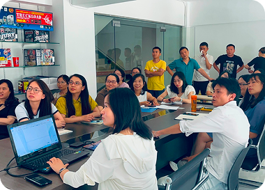 Our team is taking some training courses during summer break
